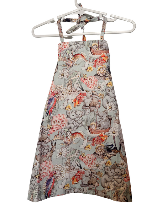 Australian animals apron 3-4 Years