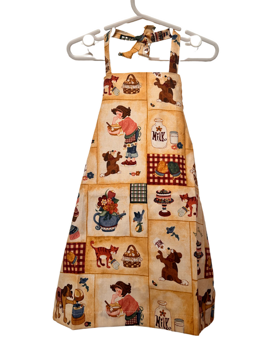 Vintage apron 3-4 Years