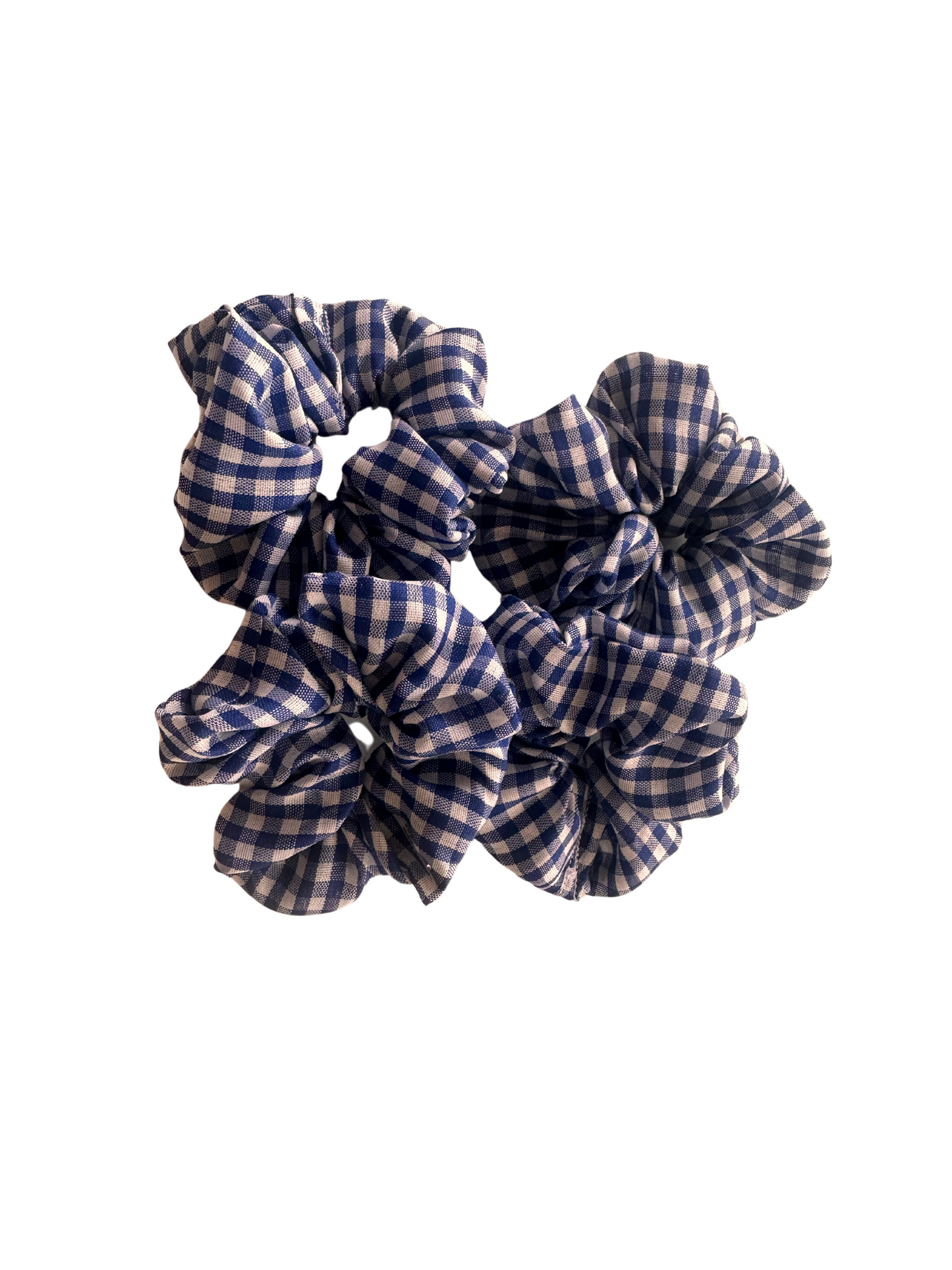 Blue and White Vintage Scrunchies